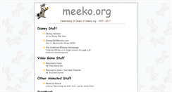 Desktop Screenshot of meeko.org