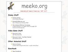 Tablet Screenshot of meeko.org